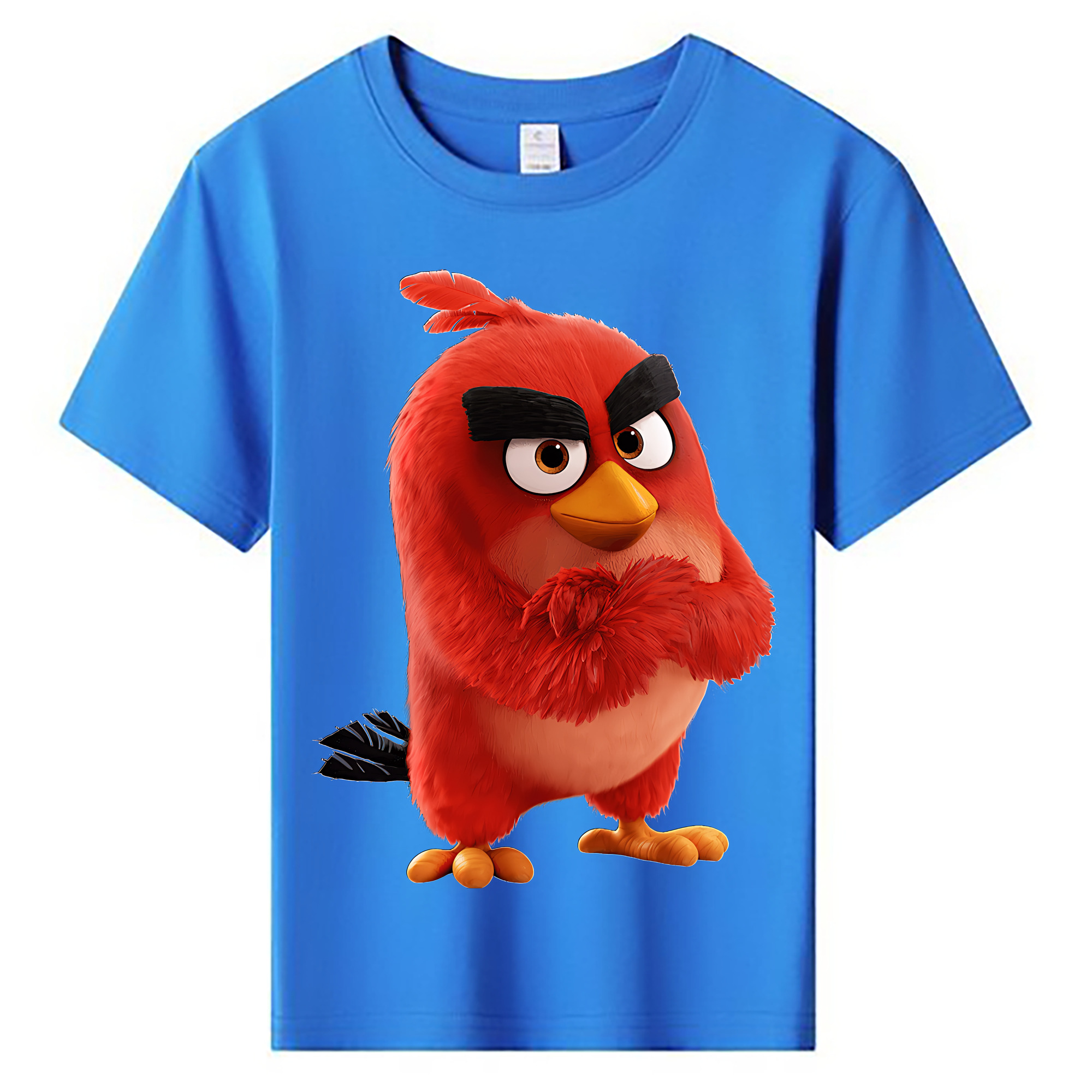 （画像用） Angry Birds アングリーバード 綿100％キッズTシャツ（フロントプリント）